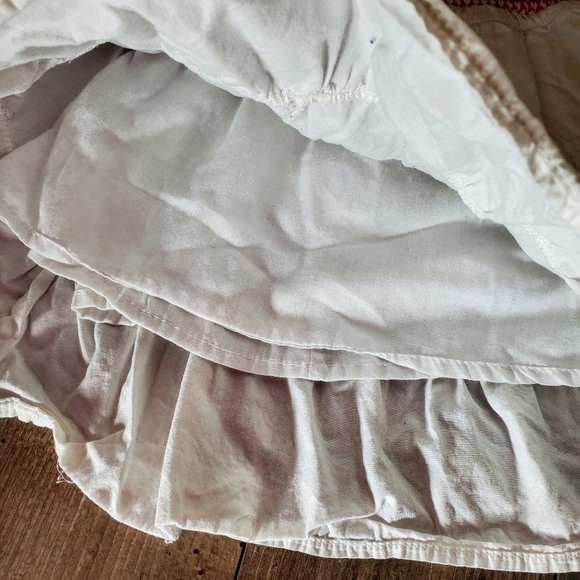 Faded Glory White Little Girls Size 4 Star Smocked Tiered Summer Dress EUC - Picture 5 of 10